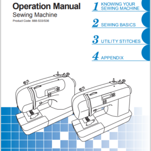 Brother CS6000i Sewing Machine Instruction Manual Downloadable PDF Guide