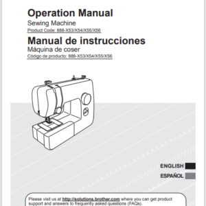 Brother JX2517: Operation Manual Downloadable PDF Guide