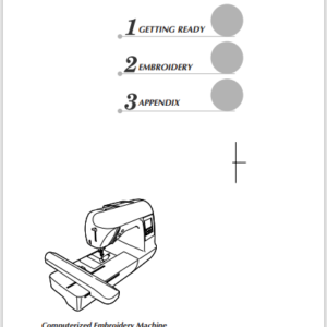 Brother PE-780D: Instruction Manual Downloadable PDF Guide